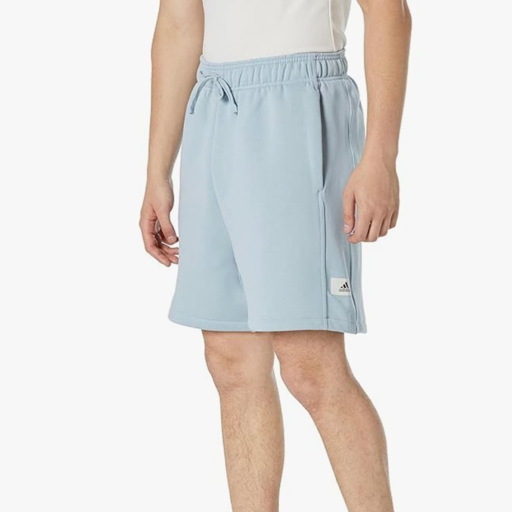 Adidas Powder Blue Men's Lounge Fleece Short